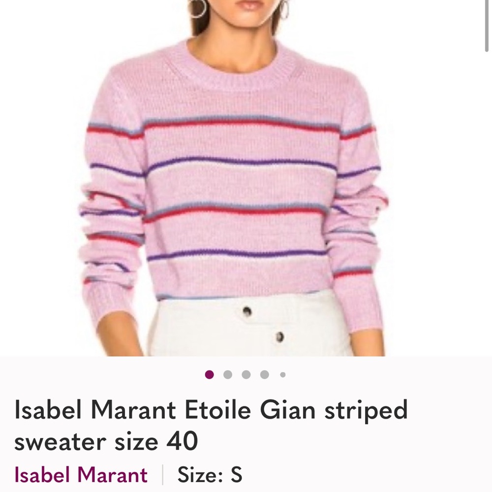 Isabel Marant Etoile Gian striped sweater size 40